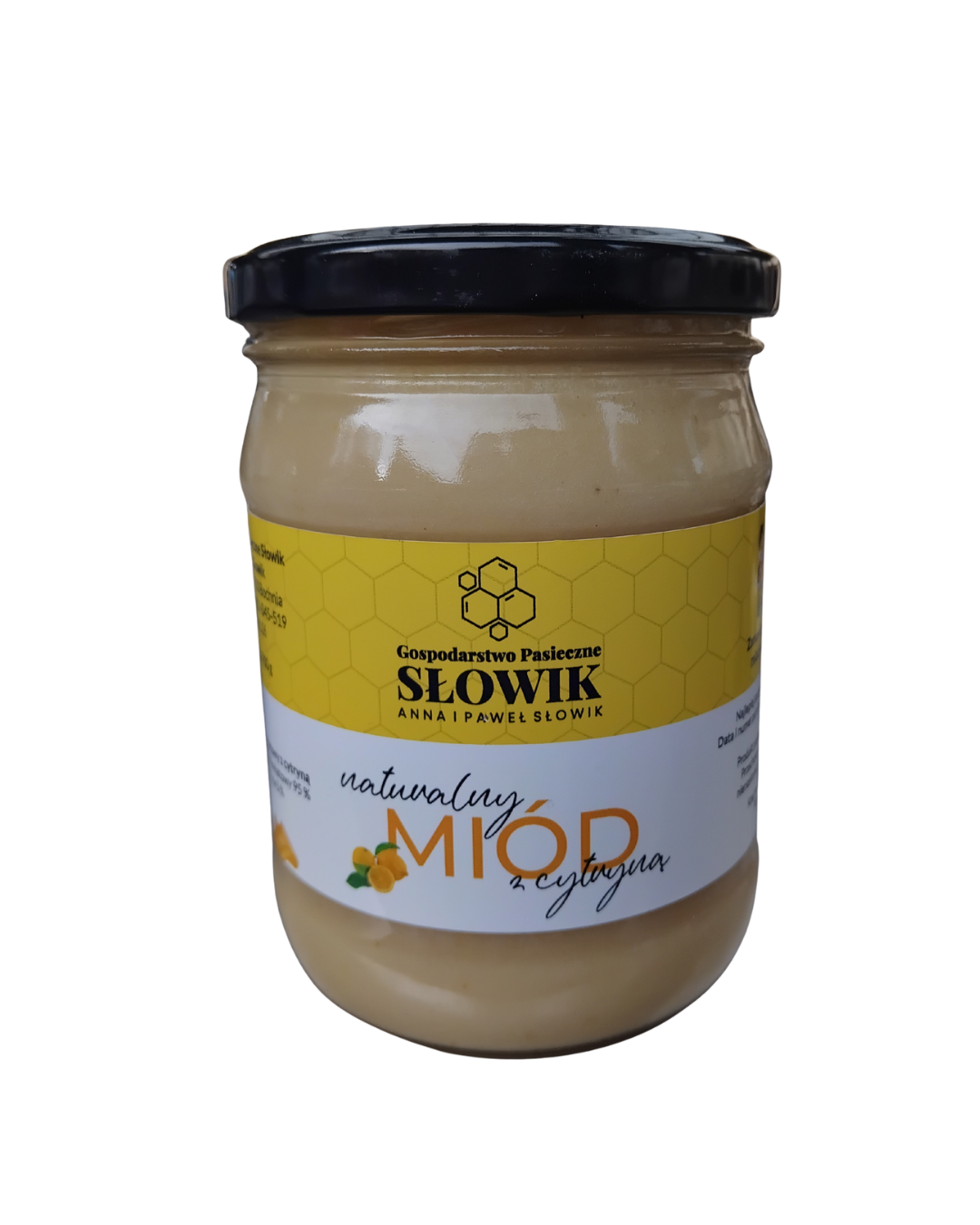 miód wielokwiatowy z cytryną 700 g naturalny miód smakowy