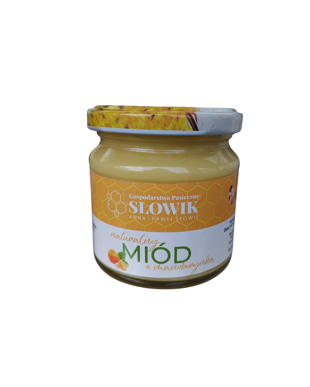miód z mandarynką 270 g naturalny miód wielokwiatowy z mandarynką
