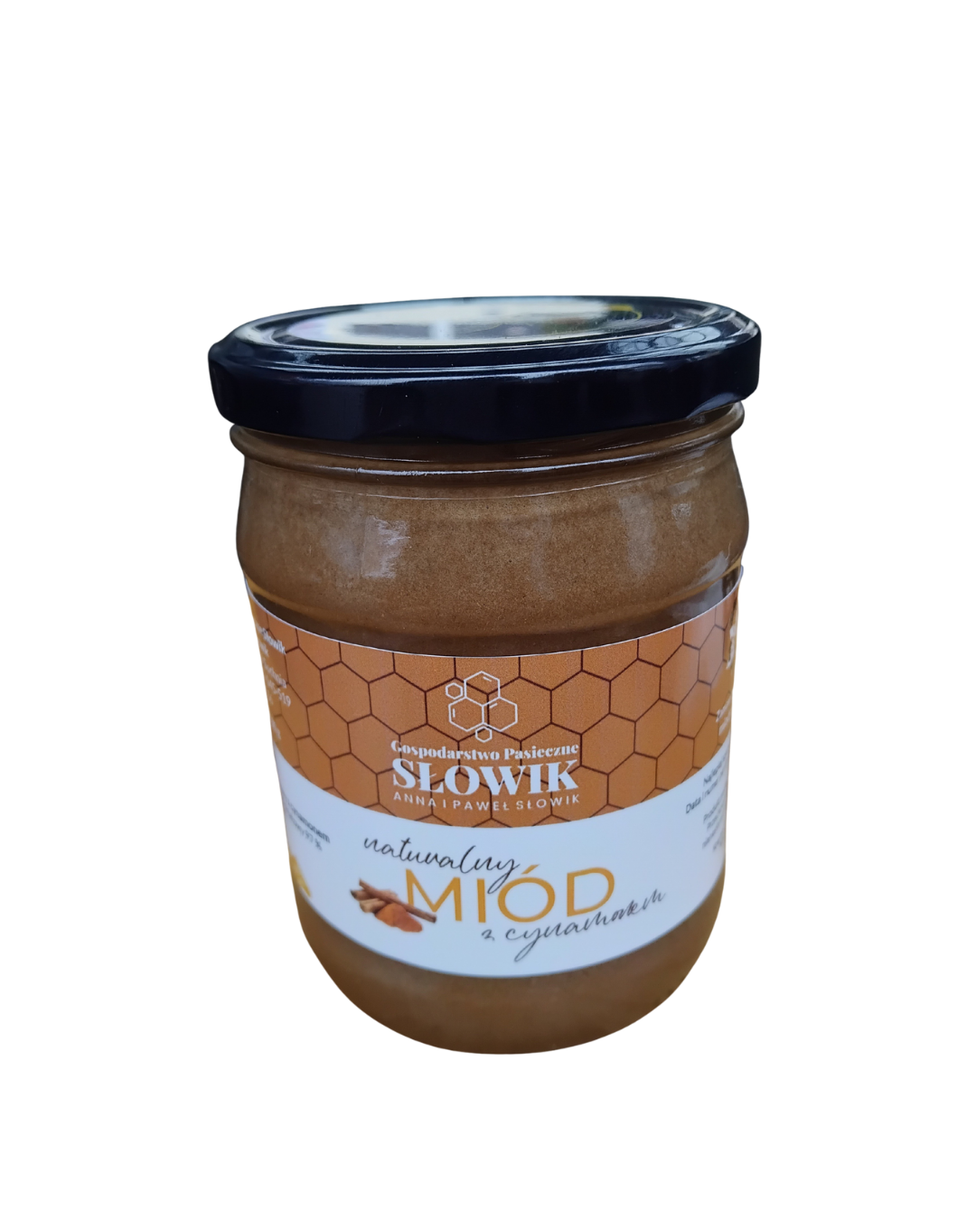 miód wielokwiatowy z cynamonem 700 g naturalny miód smakowy