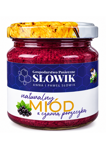 Miód z czarną porzeczką