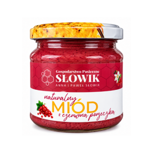 Miód z czerwoną porzeczką